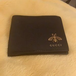 I have a used Gucci wallet here. Made to last!